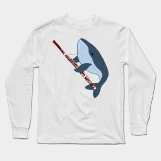 Bassoon Whale Long Sleeve T-Shirt